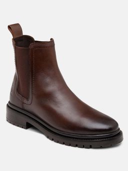 U.S. POLO ASSN. - Women Brown Solid Chelsea Boots
