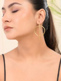 Silvermerc Designs - Gold-Plated Drop Earring For Women