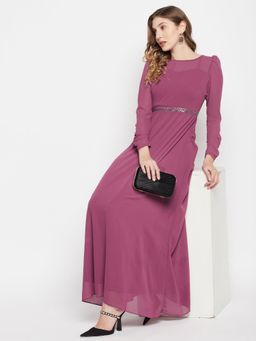 Madame - Solid Pink Dress