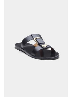 Oroh - Women Black Angela Open Toe Flats