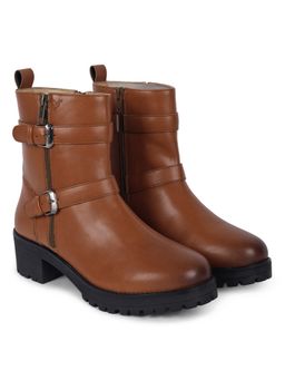 Yoho - Women Tan Casual Boots