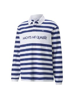 Puma - Mmq Stb Pattern Ls Men Blue T-shirts