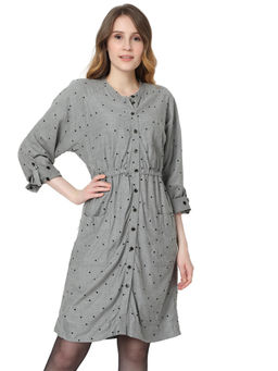 VERO MODA - Curve Women Grey Dress