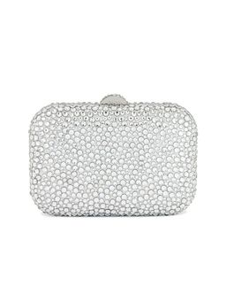 olga berg - Casey Hot Fix Encrusted Clutch