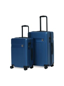 EUME - Classic Polycarbonate Trolley Bags - Midnight Blue (S/M) (Pack of 2)