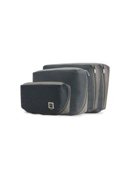 EUME - Packing Cubes Travel Organiser Pouches - Grey (L/XL) (Pack of 4)