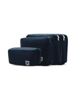 EUME - Packing Cubes Travel Organiser Pouches - Navy Blue (L/XL) (Pack of 4)
