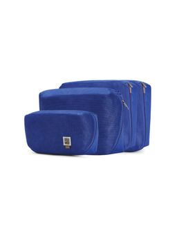 EUME - Packing Cubes Travel Organiser Pouches - Blue (L/XL) (Pack of 4)
