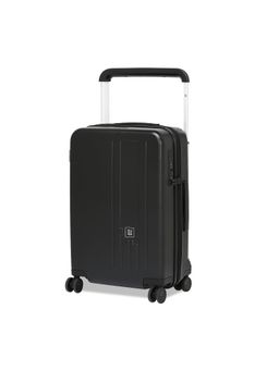 EUME - Charter 57cm Wide Handle Polycarbonate Cabin Trolley Bag - Charcoal Black (S)