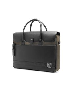 EUME - Aristo 15 inch Laptop Messenger Bag With Detachable Strap - Forest Black