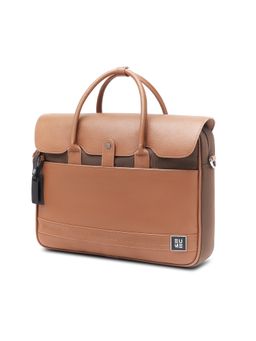 EUME - Aristo 15 inch Laptop Messenger Bag With Detachable Strap - Rustic Brown