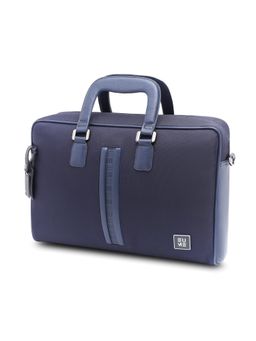EUME - 15 inch Laptop Messenger Bag With Detachable Strap - Midnight Blue