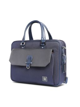 EUME - Lexor 15 inch Laptop Messenger Bag With Detachable Strap - Midnight Blue