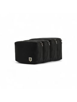 EUME - Packing Cubes Luggage Organiser Pouches - Black (Pack of 4)