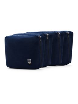 EUME - Packing Cubes Luggage Organiser Pouches - Navy Blue (Pack of 4)