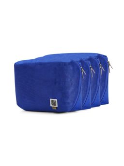 EUME - Packing Cubes Luggage Organiser Pouches - Blue (Pack of 4)