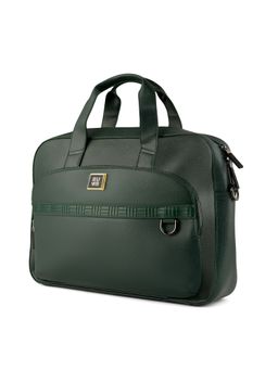 EUME - Optimo 15 inch Laptop Messenger Bag With Detachable Strap - Forest Green