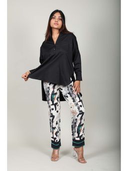 Fawn 24 - Black Oversized Shirt