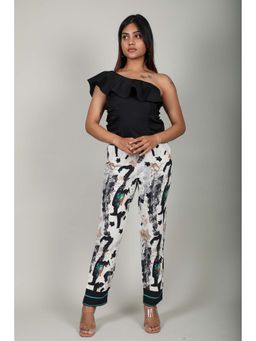 Fawn 24 - Black Ruched Corset Top