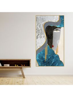 Dekorstation - Figure Geometric Art Frame Painting Splice Face Wall Painting