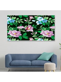 Dekorstation - Floral Beautiful Rose Pattern Design Floating Frame Wall Painting