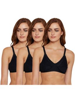 Bodycare - Pack of 3 Maternity/Feeding Bra In Black Colour