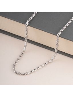 Palmonas - 925 Sterling Silver Interlocking Link Chain for Mens