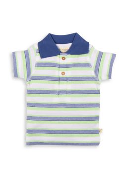Tiny Twig - Cactus Stripes Polo T-Shirt