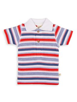 Tiny Twig - Mariner Stripes Polo T-Shirt
