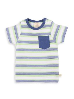 Tiny Twig - Cactus Stripes Round Neck T-Shirt