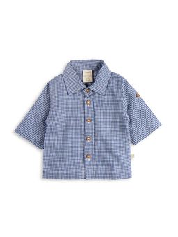 Tiny Twig - Navy Blue Navy Check Cambric Shirt