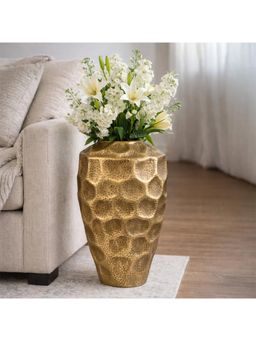 Acad Home - Golden Hammered The Vase