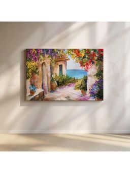 Anciq - European Countryside Canvas Wall Painting - (24x36 Inch)