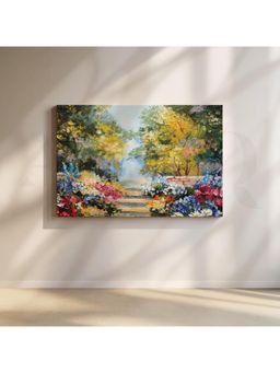 Anciq - Botanical Paradise Canvas Wall Painting - (24x36 Inch)