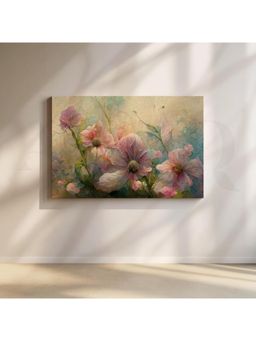 Anciq - Elegant Nature Inspired Art Print Delicate Floral Wall Painting - (24x36 Inch)