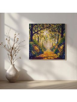 Anciq - The Inviting Woods Canvas Wall Painting - (24x36 Inch)
