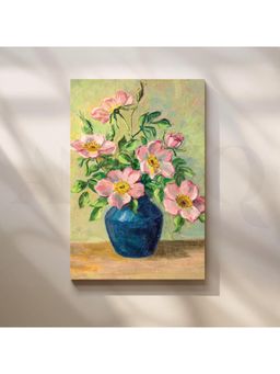 Anciq - Blossoms in Harmony Canvas Wall Painting - (24x36 Inch)