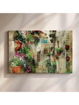Anciq - Enigmatic Alleys Canvas Wall Painting - (24x36 Inch)