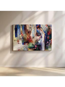 Anciq - Nurturing Life Canvas Wall Painting - (24x36 Inch)