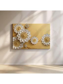 Anciq - Celestialis Blossom Canvas Wall Painting - (24x36 Inch)