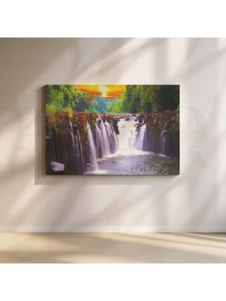 Anciq - Enchanting Waters Canvas Wall Painting - (24x36 Inch)