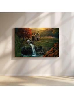Anciq - Tranquil Symphony Canvas Bedroom Wall Painting - (24x36 Inch)