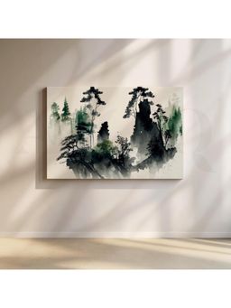 Anciq - Majestic Silhouette Canvas Living Room Wall Painting - (24x36 Inch)
