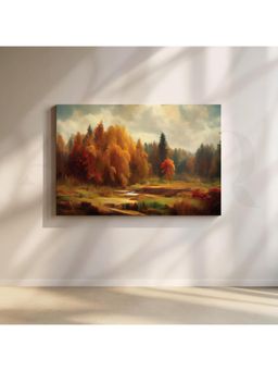 Anciq - Harmony of Seasons Canvas Bedroom Wall Painting - (24x36 Inch)