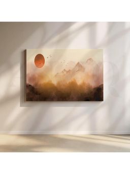 Anciq - Majestic Mountainscapes Canvas Bedroom Wall Painting - (24x36 Inch)