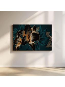 Anciq - Hibiscus Fantasy Canvas Living Room Wall Painting - (24x36 Inch)