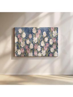 Anciq - Elegant Tulip Garden Floral Wall Painting - (24x36 Inch)