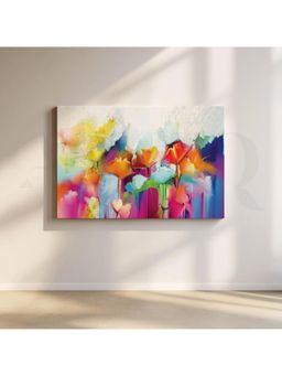 Anciq - Tulip Wonderland Canvas Kitchen Dining Area Wall Painting - (24x36 Inch)