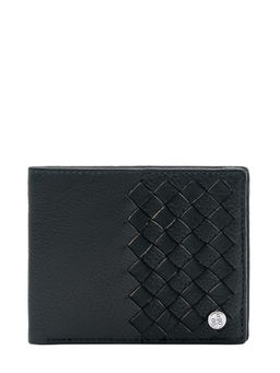 Eske - Hilary Leather Men's Two Fold Wallet Navy Blue Cosmos