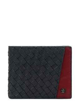 Eske - Bethan Leather Men's Two Fold Wallet Night Blue & Wine